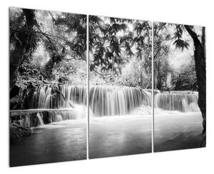 Vodopády v lese (Obraz 120x80cm)