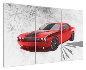 Dodge Challenger - obraz autá (Obraz 120x80cm)