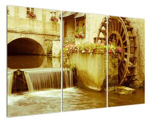 Vodné koleso - obraz (Obraz 120x80cm)