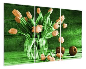 Tulipány vo váze - obraz (Obraz 120x80cm)