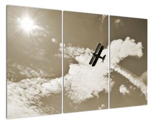 Letiace lietadlo - obrazy (Obraz 120x80cm)