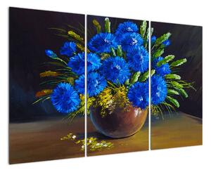 Obraz kvetov vo váze (Obraz 120x80cm)