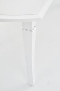 Rozkladací jedálenský stôl Fryderyk 160-240x90 cm - biela