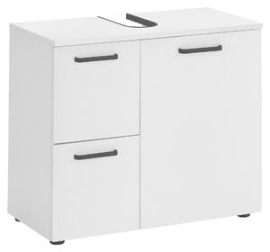 SKRINKA POD UMÝVADLO, biela, biela, 70/60/35 cm MID.YOU - Kúpeľňové skrinky, Online Only
