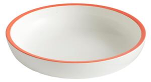 Misa Sobremesa S, White with Red – HAY