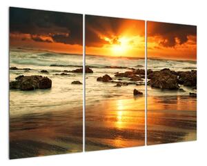Západ slnka na mori - obraz (Obraz 120x80cm)