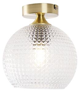 Stropné svietidlo v štýle Art Deco mosadz - Sphere