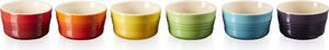 Servírovacie a zapekacie mističky Le Creuset Rainbow 8 cm farebné 6 ks