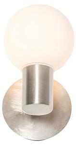 Moderná nástenná lampa oceľ IP44 - Cederic Up