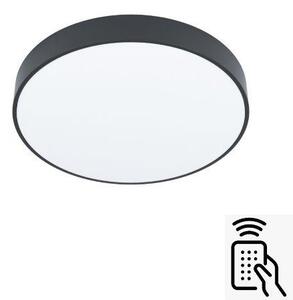 Eglo 98894 ZUBIETA-A Stropné svietidlo LED D300mm 18W/1900lm 2700-6500K, čierna, biela, ovládač, stmievateľné
