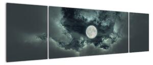 Obraz mesiace a mrakov (Obraz 170x50cm)