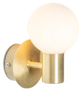 Moderná nástenná lampa zlatá IP44 - Cederic Up