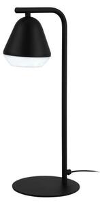 Eglo 99035 PALBIETA Stolové svietidlo 190x170mm GU10 1X3W súčasťou balenia LED žiarovka 11427, čierna, číra, matná