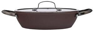 Valdinox Plytký kastról s pokrievkou Stripes 28 cm, 3,2 l