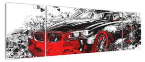 Obraz automobilu - moderný obraz (Obraz 170x50cm)