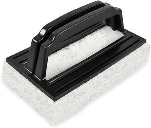 Sponge Brush pre bazén, 14.5x8.5 cm, Odstraňuje nečistoty a riasy, Čierna