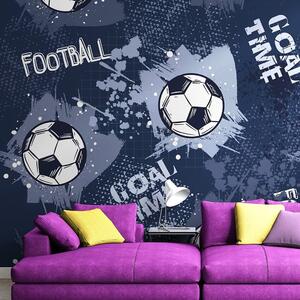 Tapeta futbalová lopta vo fialovom