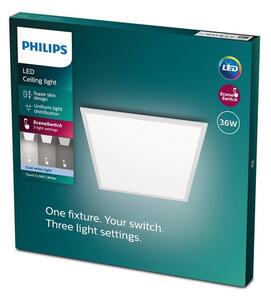 Philips 8719514326705 Super Slim panel CL560 stropné svietidlo LED 36W/3600lm 4000K biela SceneSwitch