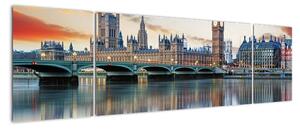 Obraz Londýna, Big ben (Obraz 170x50cm)