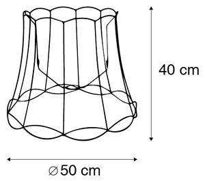 Kovový tienidlo čierny 50/40 - Granny Frame