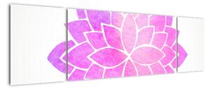 Obraz: ružová mandala (Obraz 170x50cm)