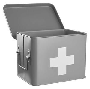 MEDIC Box na lieky - sivá