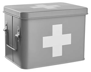 MEDIC Box na lieky - sivá