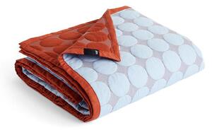 HAY - Mega Dot (Organic) Prehoz na posteľ 195x245 Light Blue