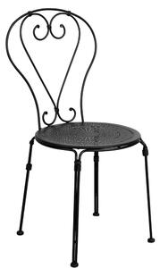 CASTELLO Set nábytku 2 ks stoličky a 1 ks stôl - biela/čierna