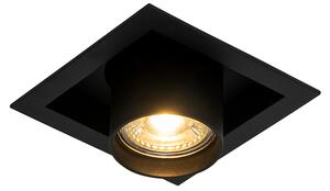 Moderné zapustené bodové svetlo čierne nastaviteľné - Roof