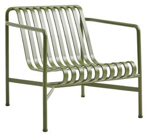 Záhradné kreslo Palissade Lounge Low, Olive – HAY