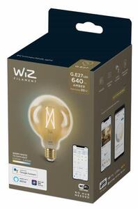 Philips WiZ Tunable white 8718699786793 LED žiarovka Filament Globe E27 6,7W/640lm G95 2000-5000K
