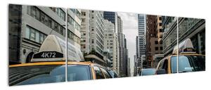 Obraz New-York - žlté taxi (Obraz 170x50cm)
