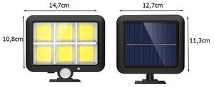 Solárna lampa 120 LED so senzorom pohybu