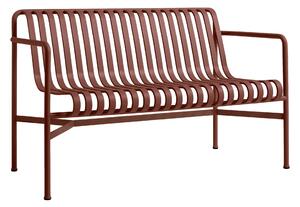 Záhradná lavica Palissade Dining Armrest, Iron Red – HAY