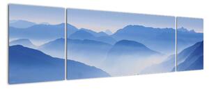 Modré hory - obrazy na stenu (Obraz 170x50cm)