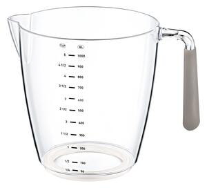 Plastová odmerka 1 l tmavobéžová