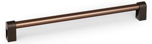 VIEFE / CASEY - úchytka / metalická hnedá lávová textúra / bronzová matná / 339mm