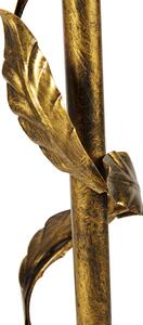 Vintage stojaca lampa antická zlatá 29 cm bez tienidla - Linden