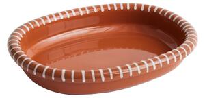 Misa Oval Barro L, Natural with Stripes – HAY