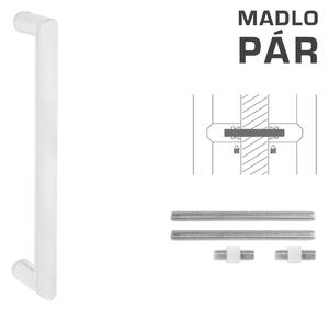 MPkovania FT - MADLO kód K02 Ø 25 mm UN pár Rozteč madla: 600 mm, Rozmer profilu madla: Ø 25 mm, Dĺžka: 625 mm