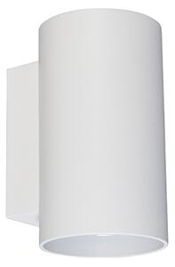 Moderná nástenná lampa biela okrúhla 2-svetlá - Sandy