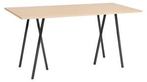 Stôl Loop Stand High, Oak / Black, 200 x 93 cm – HAY