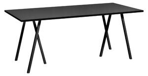 Stôl Loop Stand, Black, 180 x 88 cm – HAY