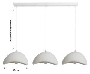 BRILAGI - Luster na lanku WABI SABI 3xE27/60W/230V biela