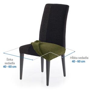 Super strečové poťahy NIAGARA zelená stoličky 2 ks (40 x 40 cm)
