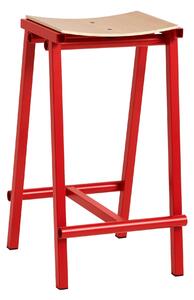 Barová stolička Taburete 8, Low, Signal Red – HAY