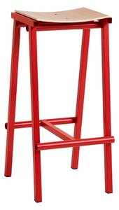 Barová stolička Taburete 8, High, Signal Red – HAY