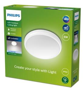 Philips 8719514417939 Doris vonkajšie stropné svietidlo LED 6W/640lm 4000K IP54 biela