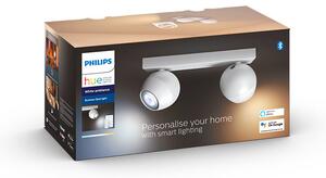 Philips Hue White Ambiance 8719514339064 BUCKRAM stropné bodové svietidlo 2xGU10 +SWITCH 2x5,5W/2x250lm 2200-6500K biela bluetooth